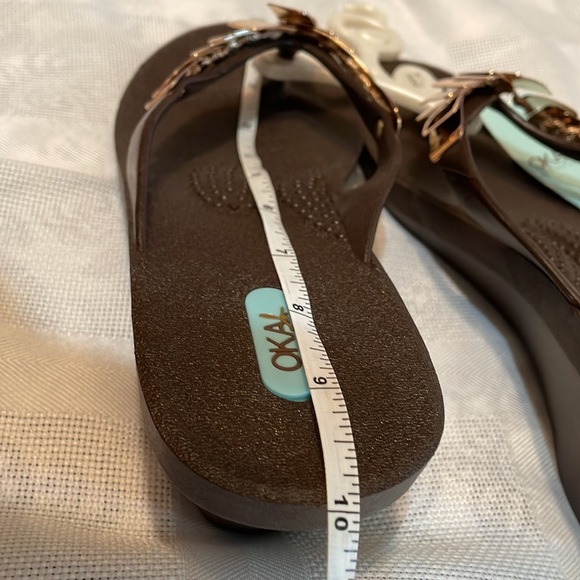 NWT OKA b. Diana Hot Chocolate Sz Medium (7-8) Women Sandals - Picture 8 of 13
